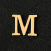 26 English Letter Brooches Gold Color Metal Letter Suit Shirt Collar Lapel Pin Simple Badge Jewelry Clothing Accessories - Image 5