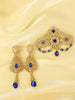 Moroccan wedding boutonniere earrings set French court retro style ladies' jewelry set for weddings parties - Image 4