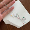 Silver Necklace Simple Personality Charm Choker Birthday Gift for Women Jewelry Accessories - Image 1