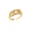 Zircon Bar Rings For Women Gold Plated Stainless Steel Bar Opening Ring Wedding Aesthetic Jewelry - Image 7