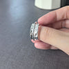 Silver Open Finger Ring Punk Heart Irregular Geometric Stackable For Women Girl Jewelry Gift - Image 42