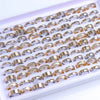 10pcs/lot Simple Stainless Steel Ring For Men Women Beautiful Punk Jewelry Vintage Birthday Party Gifts - Image 14