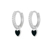 Silver Retro Geometric Square Circle Hoop Earrings for Women Gift Zircon Huggies Ear Buckle Piercing Jewelry - Image 13