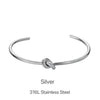 Stainless Steel Bracelets Vintage Men's Woven Twist Texture Bangles For Women Jewelry Statement Streetwear Goth Gifts - Image 7