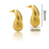 Transparent Water Drop Resin Earrings for Women Gold Plated Elegant Modern Design Earrings Party Jewelry Gifts - Image 11