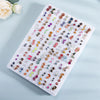 100Pair Women Plastic Enamel Small Stud Earrings Set Girls Heart Star Animal Moon Plastic Geometric Earring Set Jewelry Gifts - Image 3