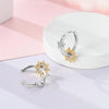 Silver Zirconium Star Moon Sun Asymmetrical Drop Earring For Women Anniversary Wedding Jewelry Gifts - Image 2