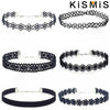 Kismis 6Pcs/Set Black Lace Chokers Necklace Set Vintage Gothic Punk Elastic Necklace Women'S Jewelry 1Sets - Image 6