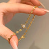 high-quality sparkling star bangles for women inspired silver charm bracelet suitable for daily jewelry gifts - Image 1