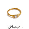Size 6789 Stainless Steel Cubic Zirconia Ring for Women Pvd Plated Charm Daily Wear Finger Jewelry Accessories - Image 1
