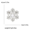 Rhinestone Snowflake Brooch for Women Unisex Pearl Flower Pins Banquet Party Backpack Gifts Jewelry Accessories - Image 10
