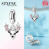 Silver Charms Sika Deer Elk Leopard Lion Monkey Beads Fit Charm Bracelet Making Pendants Gift - Image 12