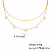 Star of David Hexagram Necklace Women Stainless Steel Double Layer Clavicle Snake Chain Israel Jewish Judaism Jewelry - Image 8