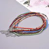 Color Crystal Glass Necklace Statement Short Chain Necklace For Women 3mm Crystal Glass Beads Chain Necklaces Jewelry - Image 6