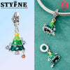 Silver Charms Beads Snowman Christmas Halloween Charm Pendent Fit Charm Bracelet Women Jewelry Gift - Image 11