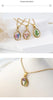 Stainless Steel Dried Flower Pendant Necklace For Women Irregular Round Geometric Clavicle Chain Wedding Jewelry Gift - Image 14