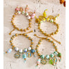 Europe Handmade Jewelry Summer Style Beads Chain Ceramic Heart Eye Drop Charm Necklace Bracelet Vintage Set Jewelry - Image 4