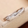 Fancy Women's Finger Ring Twist Band with Sparkling Cubic Zirconia Wedding Engagement Rings Versatile Jewelry - Image 16