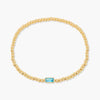 Stainless Steel Gold Plated Birthstone Bracelet For Women Pink Red Cubic Zirconia Chunky Beads Chain Bracelets Bangles - Image 17