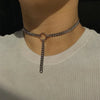 Goth Choker Ring Dagger Necklace Cosplay Grunge Gothic Punk Classical Dark Girl Gift Jewelry Alternative Minimalist Collar - Image 4