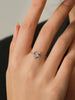 Silver Simplicity 26 Letters Zircon Ring For Women Engagement Wedding Jewelry - Image 2