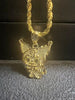 Gold Rope Chain Necklace Nugget Heart Pendant - Image 9