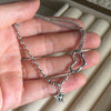 Silver Bracelets for Women Men String Accessories Vintage Rabbit Pendant Party Jewelry Gift - Image 5