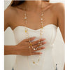 Long Imitation Pearl Chain Necklace Set 2 Pieces - Image 9
