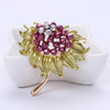 Enamel Flower Brooches for Women Unisex Pearl Plant Pins Banquet Party Backpack Gifts Jewelry Accessories - Image 20