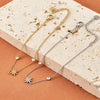 Delicate Zircon Star Pendant Bracelet Chain for Women's Jewelry Gifts Stainless Steel Gold Plated Bangles - Image 3