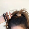 5PCs Minimalist Twist Hair Ropes Set Soft High Elastic Hair Rings Casual Versatile Ponytail Hair Scrunchies - Image 5