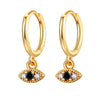 Crmya Cute Cubic Zirconia CZ Gold Silver Plated Hoop Drop Earrings For Women Dangle Earring Jewelry - Image 40