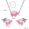 Circular Shell Jewelry Set Pendants Necklace Earring Sets Sun Cross Stainless Steel Set For Women Wedding Party - Image 13