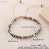 4mm Stone Bracelet Double Layer Woven Agate Imperial Stones Adjustable Bracelets Couple Jewelry Gift - Image 7