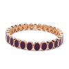 6x8mm Enamel Crystal Bracelets For Women Gold Color Zirconia Rhombus Bead Elastic Bangle - Image 12