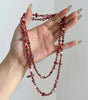 Bohemian Double-Layer Beaded Necklace with Irregular Stone Beads and Long Sweater Chain - Image 31