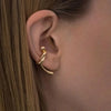 Punk Irregular Geometric Ear Cuff Earrings for Women Non-Piercing Metal Ear Clip Earring Fake Cartilage Jewelry Party - Image 3
