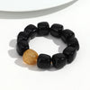 Acrylic Geometric Bead Bracelet with Elastic Stretch Fit - Image 14