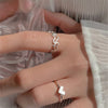 Ten-Piece Stacking Ring Set with Gold-Tone or Silver-Tone Designs - Image 38