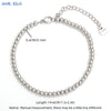 Stainless Steel Chain Beaded Bracelet Adjustable Silver Color Smooth Metal Ball Link Bracelets Women Men Jewelry Gift - Image 4