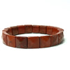Multi-Faceted 10 x 14 mm Beaded Bracelet in Mixed Stone Colors - Image 48