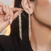 Long Tassel Drop Earrings for Women Black Gold Silver Color Rhinestone Dangle Earring Wedding Party Jewelry Gift - Image 17