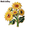 Famous Painting Brooches For Women Unisex 9-design The Starry Night Sunflowers Iris And The Reaper Party Brooch Badge - Image 4