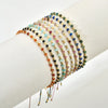 Small Gold Color Miyuki Beads Bracelet for Women Stone Faceted Beads Dainty Bracelets Adjustable Jewelry - Image 2