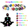 7 Chakra Bracelets Bangles Stone Tiger Eye Bead Yoga Balance Bracelet Men Buddha Prayer Jewelry pulseira masculina - Image 8