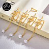 Titanium Star Ear Cartilage Nail Chain Pendant Cross Zircon Earnail Women's Perforated Jewelry - Image 3