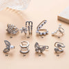 1PC Stainless Steel Pearl Earrings Fake Piercing Ear Clip Zircon Cuffs Rings For Women Fake Pierc Jewelry Goth - Image 4
