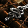 Vintage Gothic Snake Coiled Demon Skull Pendant Necklace for Men Boys Rock Party Halloween Jewelry Gift - Image 27