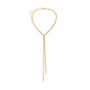 Adjustable Flat Snake Chain Necklace in Gold Tone Silver Tone and Mixed Finishes - Image 10