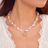 Bohemian Starfish Pearl Choker Necklace for Women Girl Creative Crystal Handmade Beaded Necklaces Beach Jewelry Gift - Image 9